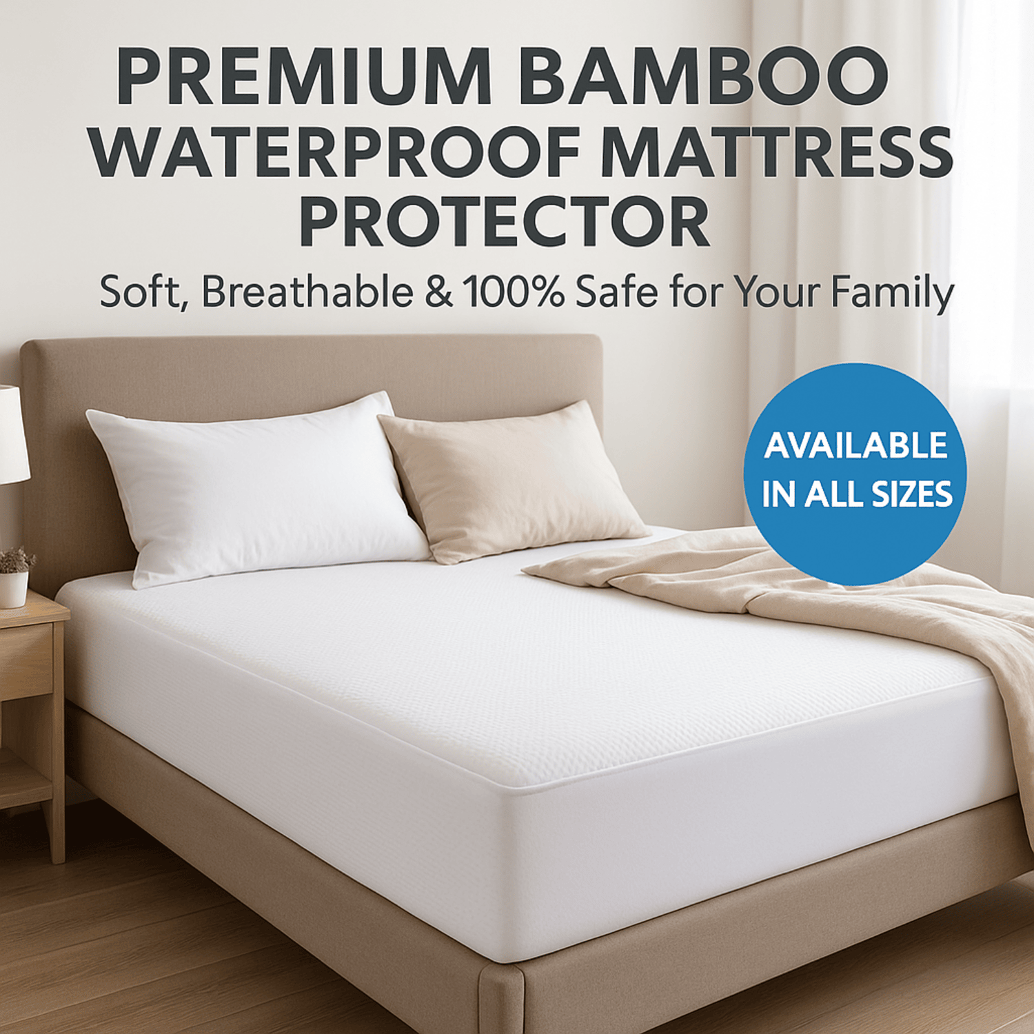 Premium Bamboo Mattress Protector