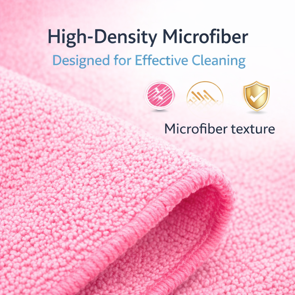 Microfiber Cleaning Cloth - 300 GSM Ultra Soft Microfibre Cloths | Lint-Free, Reusable, Streak-Free Cleaning Towels for Home, Car & Kitchen
