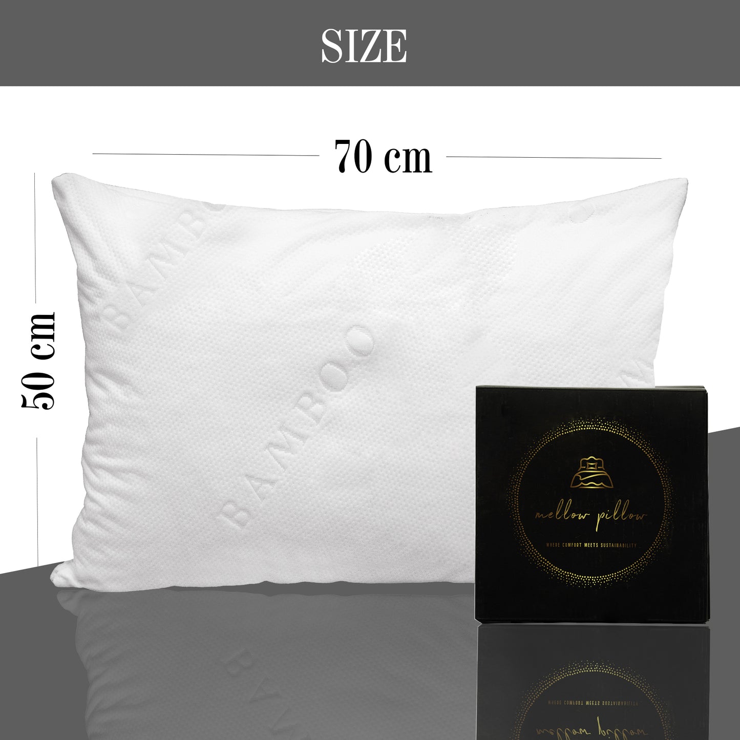 Mellow Pillow Waterproof Bamboo Pillow Protector