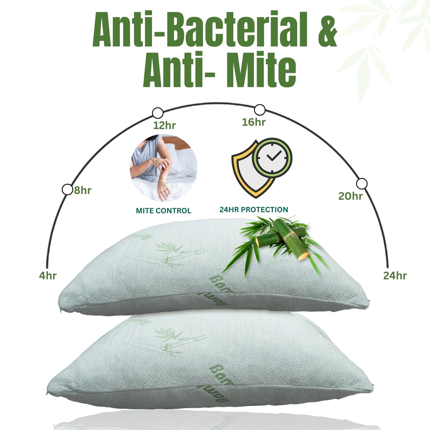 Mellow Pillow Bamboo with Shredded Memory Foam Pillow