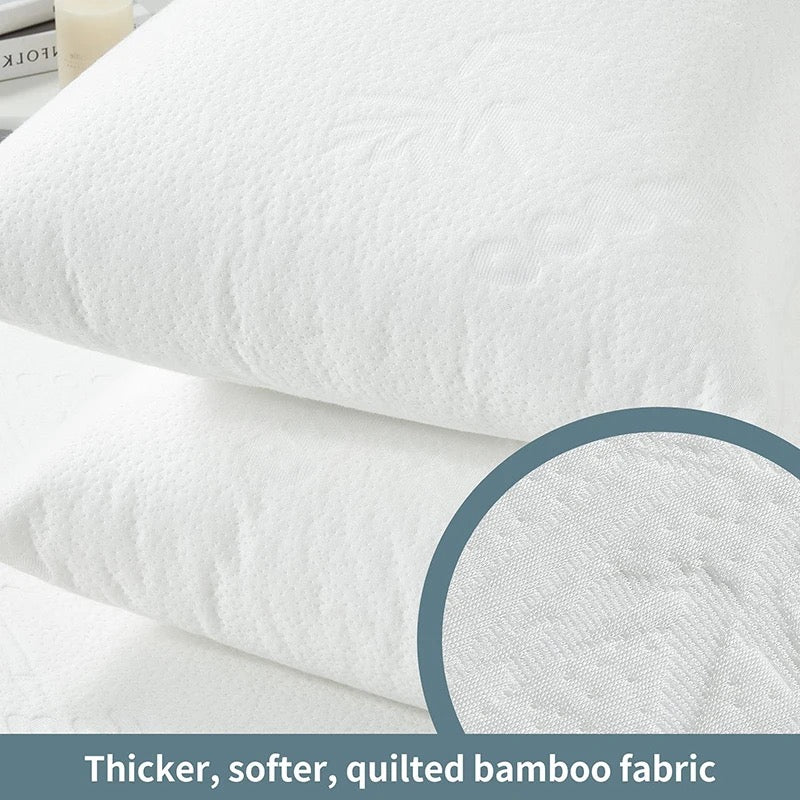 Mellow Pillow Waterproof Bamboo Pillow Protector