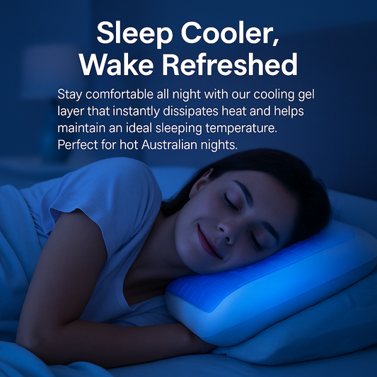 Mellow Pillow Memory Foam Cooling Gel Pillow