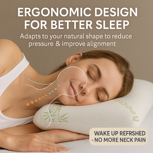 Mellow Pillow Bamboo Memory Foam Pillow