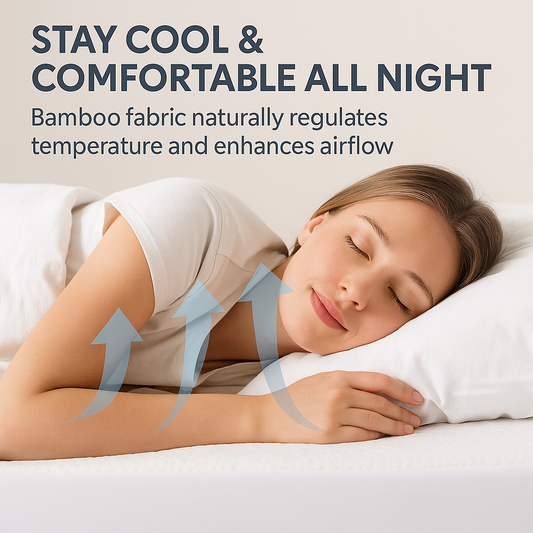 Mellow Pillow Waterproof Bamboo Mattress Protector