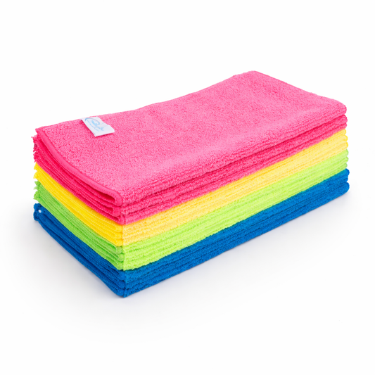 Microfiber Cleaning Cloth - 300 GSM Ultra Soft Microfibre Cloths | Lint-Free, Reusable, Streak-Free Cleaning Towels for Home, Car & Kitchen