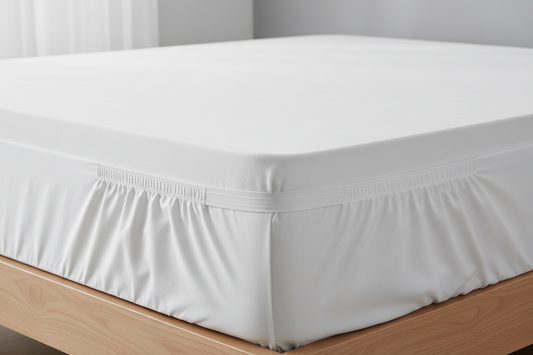 Bamboo Mattress Protector Upgraded Design 3-Layer - Waterproof Fitted Sheet Mattress Cover Hypoallergenic Premium Quality Soft Pad Protects from Dust, Allergies
